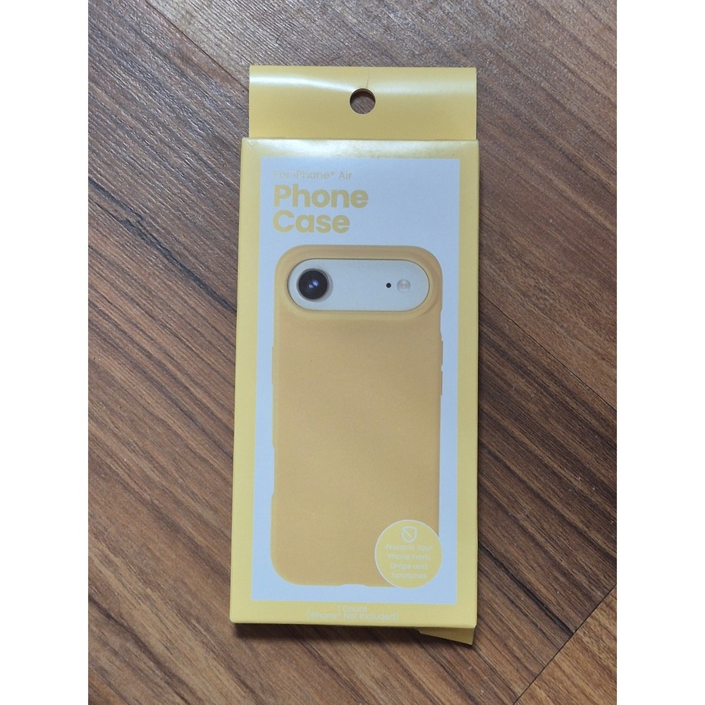 GEMS iPhone Air Case Yellow Slim TPU Shockproof Wireless Charging Back Cover